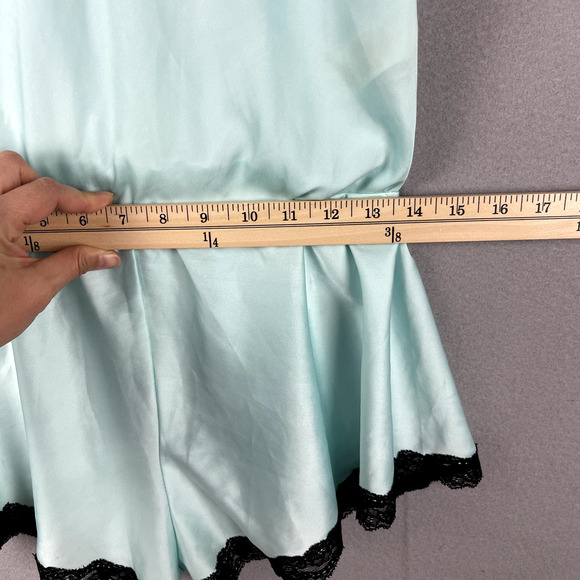 Kate Spade Satin Lingerie Romper Womens Medium Lace Trim Fairy Dainty Delicate - Picture 9 of 16